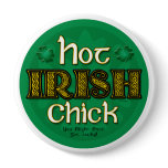 Irish Hot Chick (Round Button)