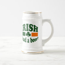 Irish I Had A Beer Mugs