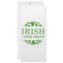 IRISH I WERE DRUNK rack cards