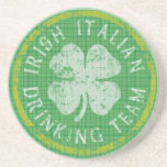 Irish Italian Drinking Team Coaster
