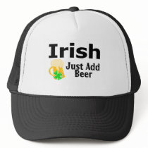 Irish Just Add Beer Hat