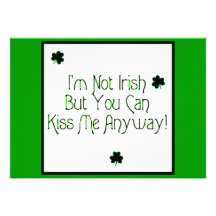 Irish kiss custom announcement