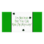 Irish kiss photo cards