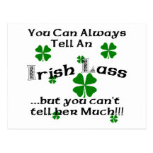 Irish Lass - You Can Always Tell.. Post Card