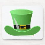 Irish Leprechaun Hat Lucky St. Patrick's Day mousepads