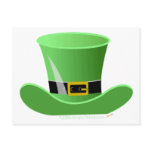 Irish Leprechaun Hat Lucky St. Patrick's Day Post Cards