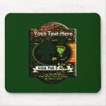 IRISH LEPRECHAUN PERSONALIZED PUB TEMPLATE mousepads