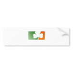 Irish Logo bumper stickers