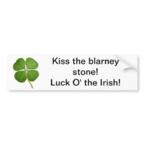 Irish luck bumper stickers