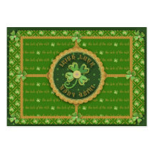 Irish Luck Gift Tag Business Card