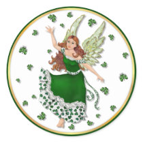 Irish Magic Round Sticker