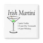 Irish Martini magnets