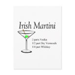Irish Martini postcards