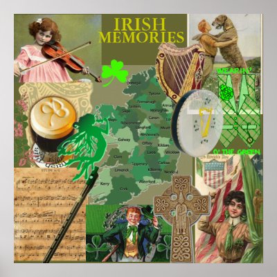 IRISH MEMORIES POSTER from 8.99 by funny_tshirt