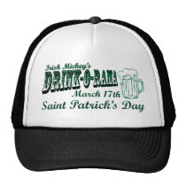 Irish Mickey's Drink-O-Rama hats