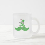 Irish monkey moustache coffee mugs