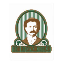 Irish Moustache Rides Post Card