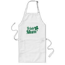 IRISH MUM ST Patricks Day design Apron