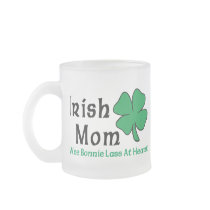 Irish Mum - Wee Bonnie Lass At Heart Mugs