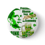 Irish Obama Drink Beer Stimulus Gifts buttons