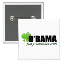Irish Obama Pins