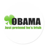 Irish Obama stickers