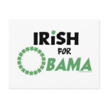 Irish Obama T-shirts and Swag postcards