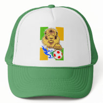 Irish or Côte d'Ivoire Soccer Lion hats