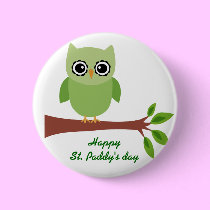 Irish Owl buttons