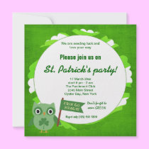 Irish Owl invitations