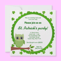 Irish Owl invitations