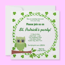 Irish Owl invitations
