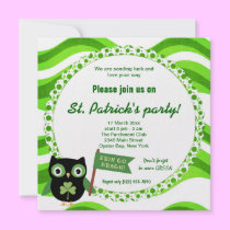 Irish Owl invitations