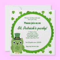 Irish Owl invitations