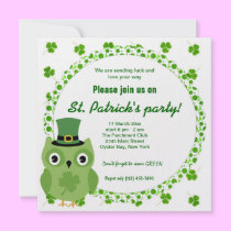 Irish Owl invitations
