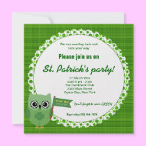 Irish Owl invitations