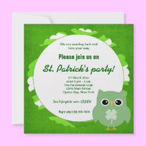 Irish Owl invitations