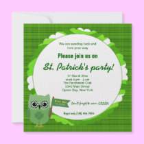 Irish Owl invitations