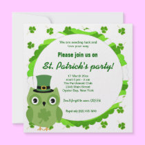 Irish Owl invitations