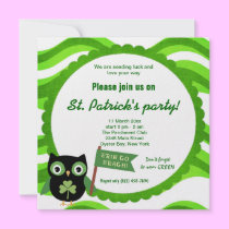 Irish Owl invitations