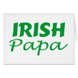 Irish Papa Card