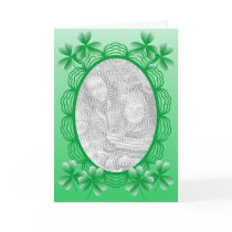 Irish Photo Frame Template Greeting Cards
