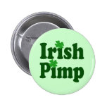 Irish Pimp Pinback Buttons