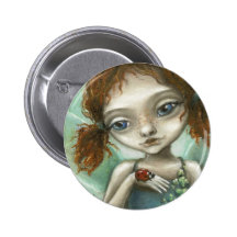 Irish Pixie Pinback Button