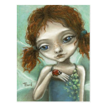 Irish Pixie Post Card