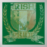 Irish Pride Crest posters