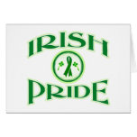 Irish Pride Green Ribbon Card