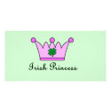 irish princess crown photo cards