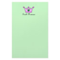 irish princess crown stationery
