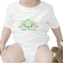 Irish Princess Fancy Shamrocks Infant T-shirt